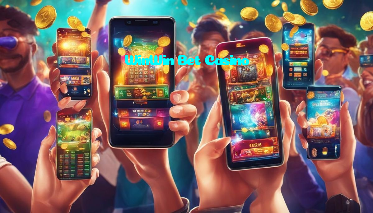 WinWin Bet Casino casino presented on mobile device in Pakistan with slots and live games